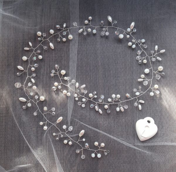 Filo gioiello acconciatura sposa classico