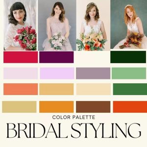 Color Palette Bridal Styling